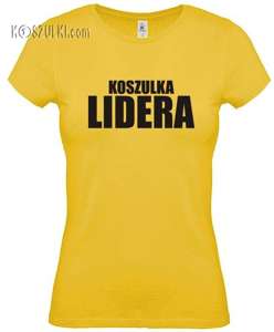 koszulka damska koszulka Lidera
