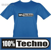 t-shirt 100 procent Techno