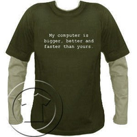 Bluza męska przedłużony rękaw My computer is