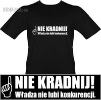 t-shirt Nie Kradnij