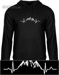Bluza z kapturem EKG góry