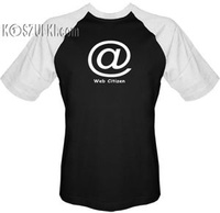 T-shirt Baseball Web Citizen
