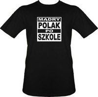 t-shirt Mądry Polak po szkole