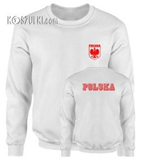 Bluza dziecięca Polska Małe Godło Biała