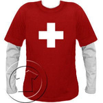 Bluza męska przedłużony rękaw Krzyżyk