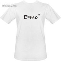 T-shirt E=mc2