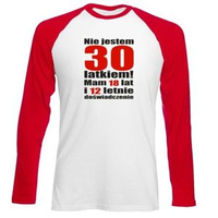 Longsleeve Męski Nie jestem 30 latkiem