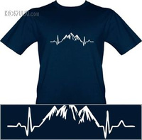 T-shirt EKG góry