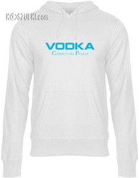 Bluza z kapturem Vodka biała