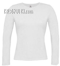Bluza Longsleeve Damska- biała
