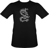 t-shirt DragonTatoo Szary