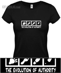 koszulka damska Autorytet- CZARNA