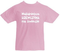 T-shirt dziecięcy Najfajniejsza Dziewczyna