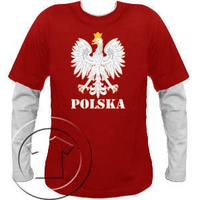 Bluza męska przedłużony rękaw Orzeł Polska
