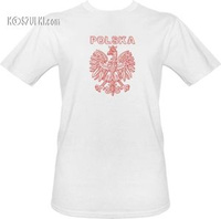 t-shirt T013- Polska Orzeł Biały