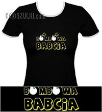 koszulka damska Bombowa Babcia