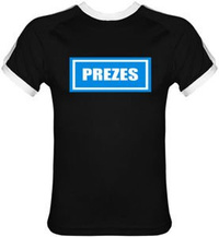 T-shirt Fit Prezes Czarny