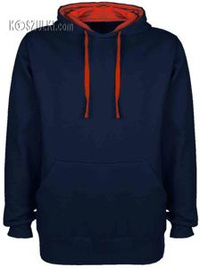 Bluza Kontrast Granatowo-czerwona