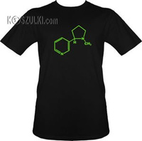 t-shirt NIKOTYNA-molekuły
