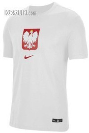 Koszulka Nike Polska Koszulka Crest biała