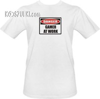 T-shirt Gamer at work