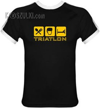 T-shirt Fit Triatlon Czarny
