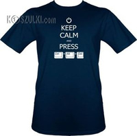 T-shirt Keep calm and Ctrl Alt Del