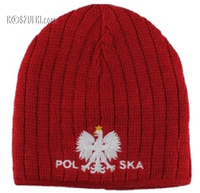 Czapka Polska zimowa kibica haft gruba ciepła reprezentacji Orzeł