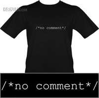 T-shirt No comment