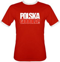 t-shirt 2K072 Polska Gooola! Czerwony