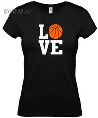 Koszulka damska Love basketball
