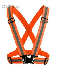 Szelki odblaskowe  kamizelka BHP rozpinane pomarańczowe odblask