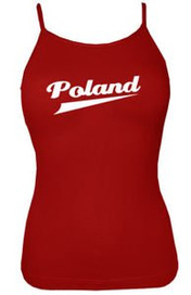 koszulka damska Polska ramiączka Top damski Poland
