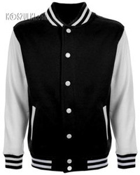 Kurtka baseball dziecięca- czarno-biała
