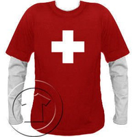 Bluza męska przedłużony rękaw Krzyżyk