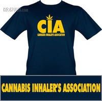 t-shirt Cannabis inhalers association C.I.A