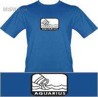 t-shirt Wodnik znak zodiak