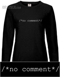 Bluza damska Fit No comment