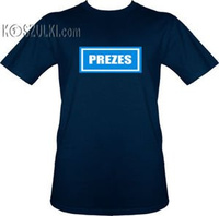 koszulka z nadrukiem Prezes
