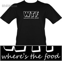 T-shirt Where's the food