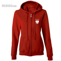 Bluza reprezentacji Polski damska rozpinana z orzełkiem