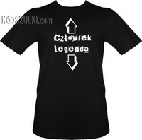 t-shirt Człowiek Legenda