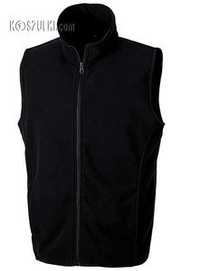 Bezrękawnik z mikropolaru czarny