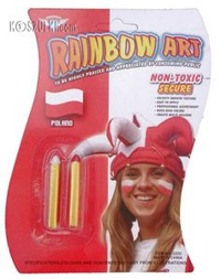 Farby Kibica zestaw do malowania twarzy w barwach narodowych Polski