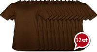 Pakiet 12 sztuk T-Shirt- Brązowy
