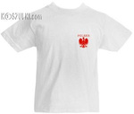 T-shirt dziecięcy Polska mały Orzeł Biały