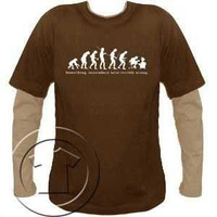 Bluza męska przedłużony rękaw Ewolucja