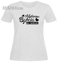 T-shirt damski Najlepsza Babcia...