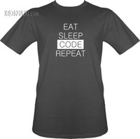 T-shirt Eat Sleep Code Repeat