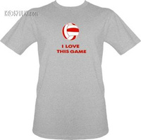 t-shirt I Love this Game-Volleyball